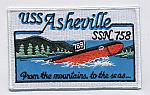USS Asheville SSN 758 - Sub in Lake