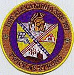 USS Alexandria SSN 757 - Crest - Shield/Helmet/States/Sub