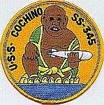 USS Cochino SS 345 - Buddha holding torpedo