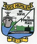 USS Hunley AS 31 - Ship/Sub/Missile