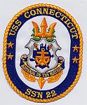 USS Connecticut SSN 22 - Crest - Arsenal of the Nation