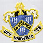 USS Mansfield DD 728 - Avant Garde