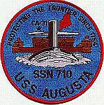 USS Augusta SSN 710 - Ship's crest