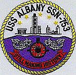 USS Albany SSN 753 - Crest