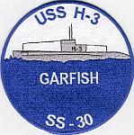 USS Garfish SS 30 (H-3) - Sub at Sea - 5 inch FE