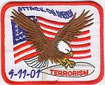 Attack on America - 9-11-01 -- Eagle attacking Terrorism - 4 inch