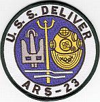 USS Deliver ARS-23 Salvage Ship - 4 inch FE