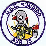 USS Sunbird ASR15 4 inch Round Diver