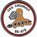 USS Argonaut SS 475 - 5 Octopus 5 inch FE