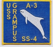 USS Grampus A-3 SS-4 4.5x4 FE