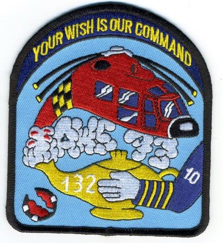 USCG Helicopter Geanie Rescue Squadron 132 "Your Wish is My Command"
