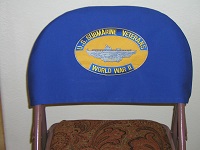 Chair Cover - WWII Submarine Veteran - Patch Affixed