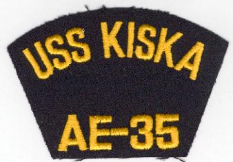 USS Kiska AE-35 - Hat Patch