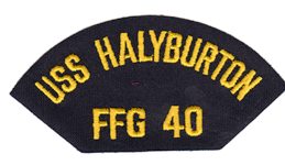 USS Halyburton FFG 40 - Hat Patch