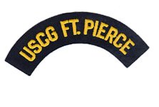 USCG Ft. Pierce - Large Rocker Hat Patch
