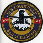 USS Louisville SSN 724 - Crest - Best of the Breed