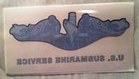 U.S. Submarine Service Decal 3x6 inch inside