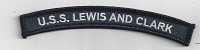 USS Lewis and Clark SSBN 644 Shoulder Tab