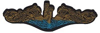 U.S. Navy Submarine Officer Dolphins Patch