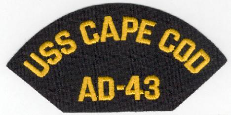 USS Cape Cod AD-43 - Hat Patch
