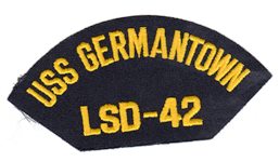 USS Germantown LSD 42 - Hat Patch